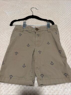 Carter’s Khaki Anchor Embroidered Boys' Shorts